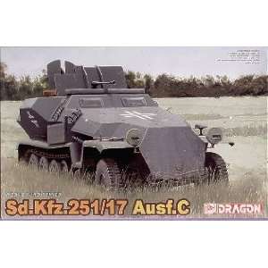  SdKfz 251/17 Ausf C Halftrack w/Photo Etched & Figure 1 35 