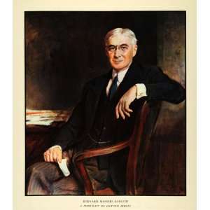  1933 Print Bernard Mannes Baruch Oswald Birley Portrait 