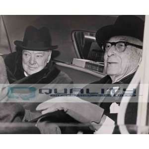   Winston Churchill & Bernard Baruch [8 x 10 Photograph]