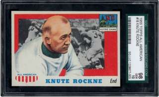 1955 Topps All American #16 Knute Rockne SGC 98  