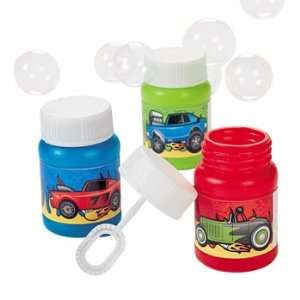   24 Mini Race Car Bubble Bottles   Novelty Toys & Bubbles Toys & Games