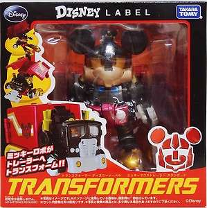   Tomy Transformers Disney Label Mickey Mouse Trailer Standard  