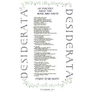  Desiderata