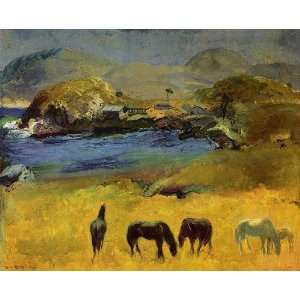  Wesley Bellows   32 x 26 inches   Horses, Carmel