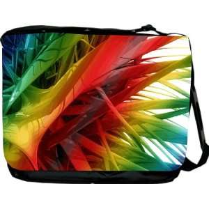  Feathers Design Messenger Bag   Book Bag   School Bag   Reporter Bag 