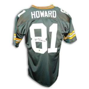 Desmond Howard Autographed/Hand Signed Custom Green Throwback Jersey 