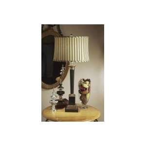   Square Base Lamp with Stripe Shade by Dessau Home