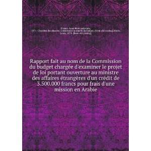  Rapport fait au nom de la Commission du budget chargÃ©e 