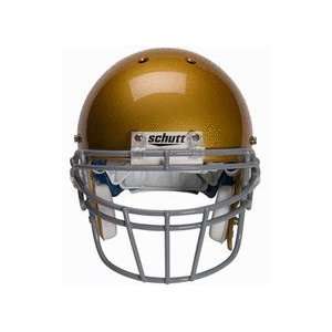 Grey Reinforced Oral Protection (ROPO DW) Full Cage Football Helmet 