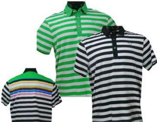 PUMA Golf Roadmap Stripe Polo multiple sizes $64.95 Retail Green 