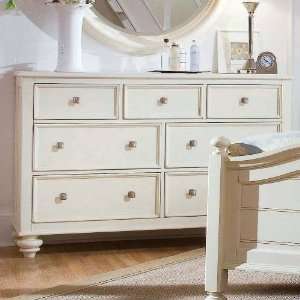   221 Camden Light Dresser in White Painted with 7 Drawers 920 221 Home