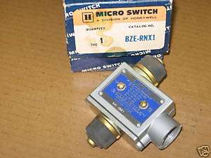 Honeywell Micro Switch BZE RNX1       New old stock  