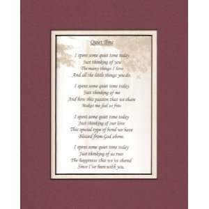 Quiet Times   Poetry Gift