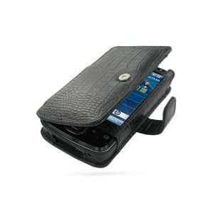 Leather Case for HP iPAQ 200/210/211/212/214 Series   Book Type (Black 