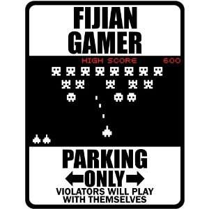  New  Fijian Gamer   Parking Only ( Invaders Tribute   80 