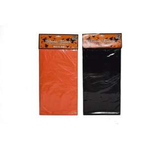  Assorted 54 x 108 Halloween Solid Tablecloths Case Pack 
