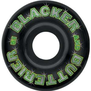  Girl Blacker & Butterier 51mm Black Skate Wheels Sports 