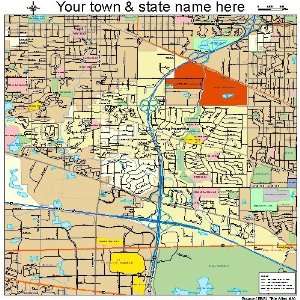  Street & Road Map of Rolling Meadows, Illinois IL 