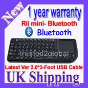 Rii Mini i6 Wireless Keyboard with Touchpad Bluetooth white Windows 98 
