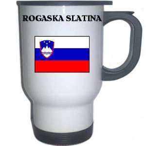 Slovenia   ROGASKA SLATINA White Stainless Steel Mug