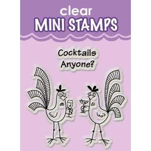  Inkadinkado Clear Mini Stamps Cocktails?