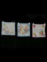 Childs Hanky/Handkerchief Trio Nursery Rhyme Themes  