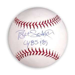  Bret Saberhagen Signed 85/89 CY MLB Baseball Sports 