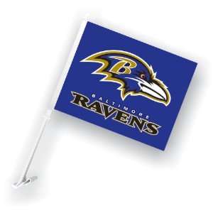   98931   Baltimore Ravens Car Flag W/Wall Brackett