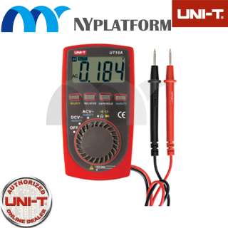 UNI T UT10A Digital LCD Palm Size Auto Range Multimeter DC AC  
