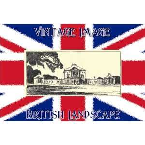   7cm x 4.5cm Gift Tags British Landscape Buckland House