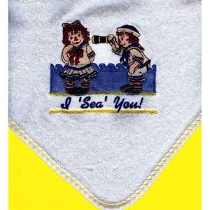  Raggedy Ann & Andy Hooded Baby Towel Baby