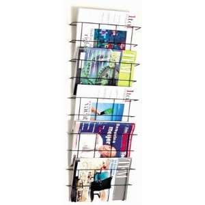  Buddy Products Wire Ware 5 Pocket Literature Rack, Legal 