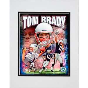 Photo File New England Patriots Tom Brady Matted Photo  
