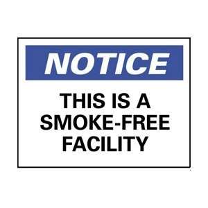  NMC Rigid This Is A Smoke Notice Sign