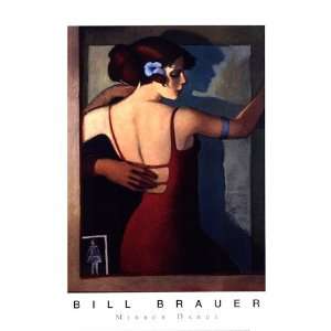  Bill Brauer Mirror Dance 14.00 x 20.00 Poster Print