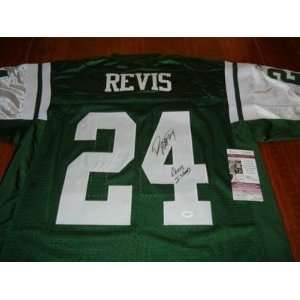 Darrelle Revis Signed Jersey Inscribed Revis Island (JSA