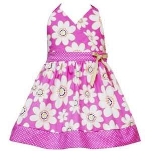   CLEARANCE New Hot Pink Dotted Daisy Sun Dress ~ Sz 6M Remaining Baby