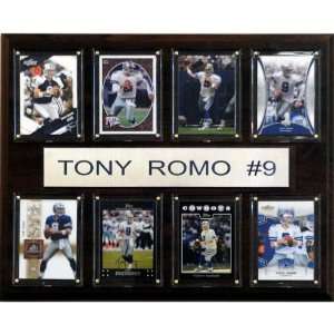  NFL Tony Romo Dallas Cowboys 8 Card Plaque