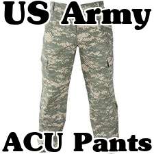 USGI Military Army Surplus ACU Army Combat Uniform Cargo Pants 