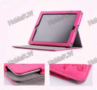 Color Cute Faerie Magnetic Stand Smart Leather Case Cover for iPad 2 