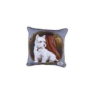  West Highland Terrier Dog Animal Decorative Throw Pillow 