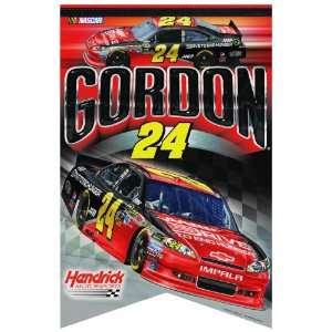  NASCAR Jeff Gordon 17 by 26 Inch Premium Felt Banner 