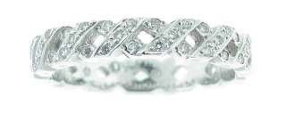  NEW HIDALGO Diamond & White Gold Ring Size 6.5  