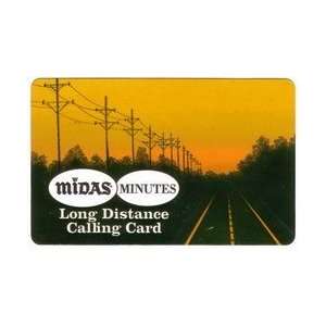 Collectible Phone Card 5m Midas (Muffler) Card Pictures Road & Power 