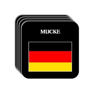 Germany   MUCKE Set of 4 Mini Mousepad Coasters