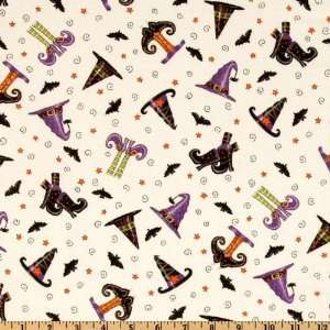  44 Wide Moda Trick or Treat Witches Hats & Shoes Ghostly 
