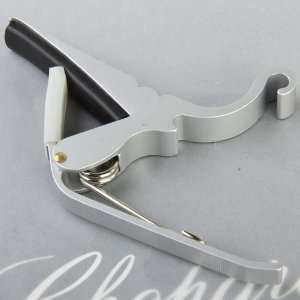   Electric Guitar Trigger Capo Key Clamp   Silver Musical Instruments