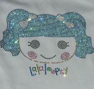Lalaloopsy MITTENS iron on rhinestone transfer for t shirt  