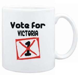  Mug White  Vote for Victoria  Female Names Sports 