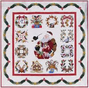 Baltimore Album Christmas Applique 13 Quilt Pattern BOM Set P3 Designs 